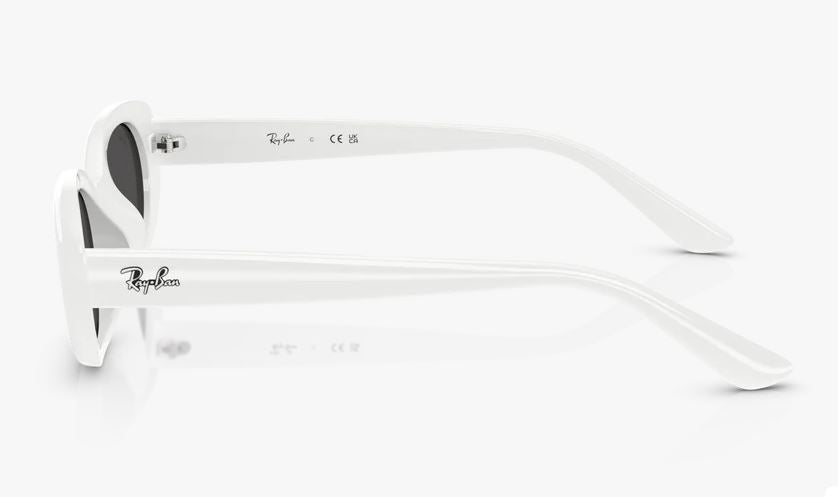 Lente De Sol RB Bio-Based Rb4441D Blanco Negro