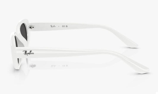 Lente De Sol RB Bio-Based Rb4441D Blanco Negro