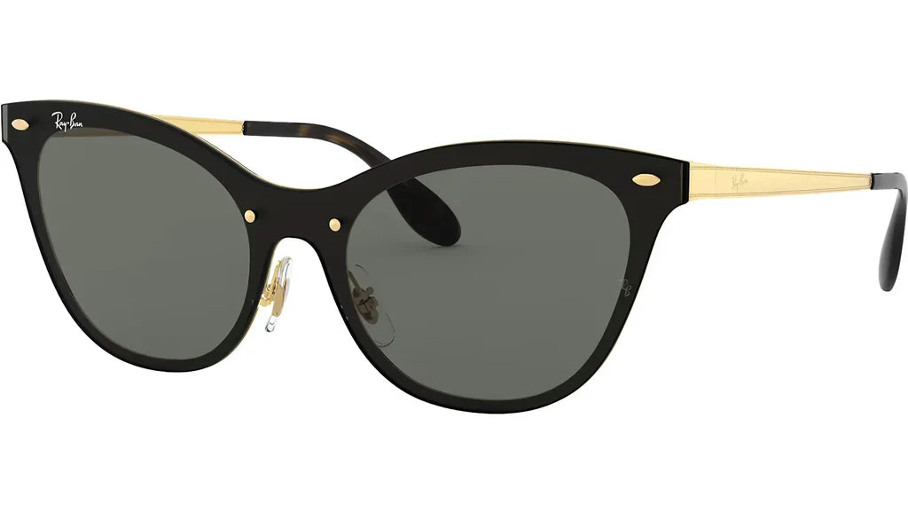Lente De Sol RB Blaze Cat Eye Rb3580n Dorado Verde G15