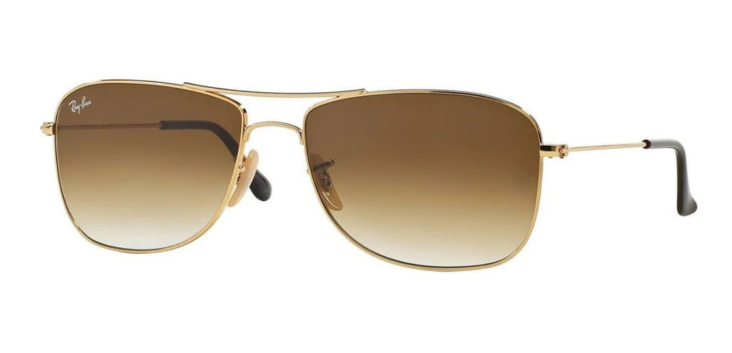 Lente De Sol RB Caravan Rb3136n Dorado Cafe Degradado