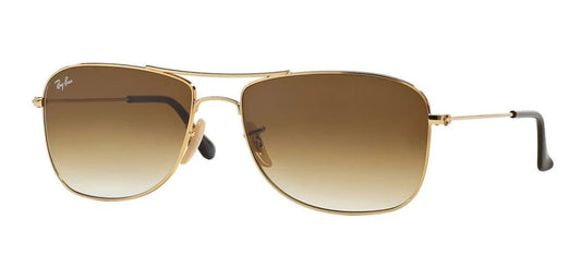 Lente De Sol RB Caravan Rb3136n Dorado Cafe Degradado