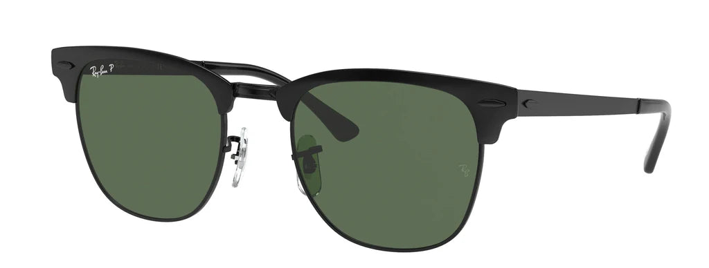 Lente De Sol RB Club Metal Rb3716n Negro Verde Polarizado