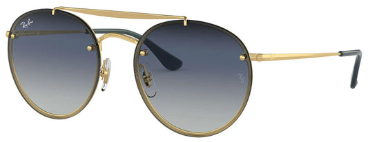 Lente De Sol RB Double Bridge Blaze Rb3614n Dorado Azul Degradado