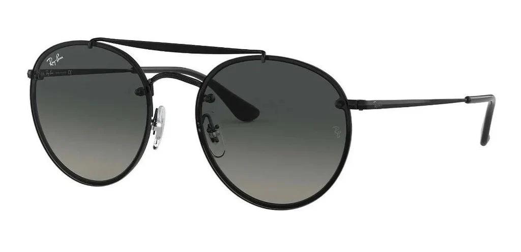 Lente De Sol RB Double Bridge Blaze Rb3614n Negro Negro