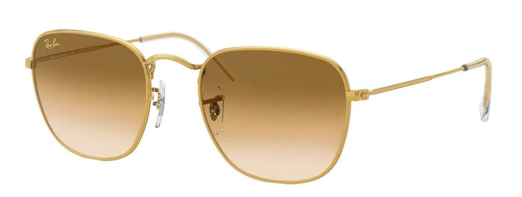 Lente De Sol RB Frank Rb3857n Dorado Cafe Degradado