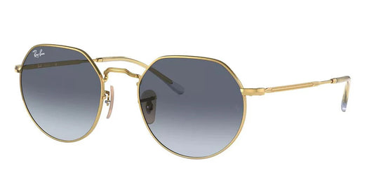 Lente De Sol RB Jack Rb3565n Dorado Azul Degradado