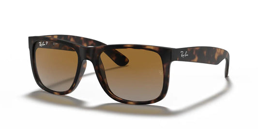 Lente De Sol RB Justin Rb4165n Carey Cafe Polarizado