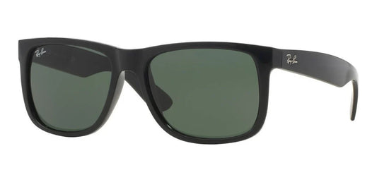 Lente De Sol RB Justin Rb4165n Negro Mate Verde Polarizado