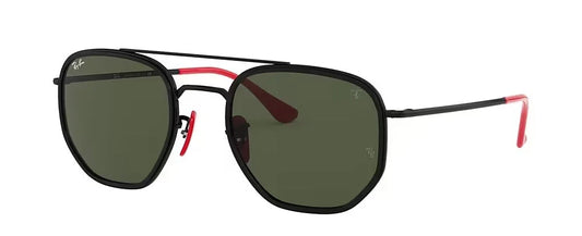 Lente De Sol RB Escuderia Ferrari Rb3748n Negro Verde