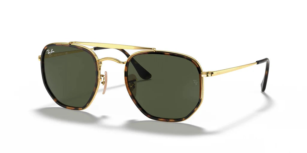 Lente De Sol RB Marshal ll Rb3648n Dorado Carey Verde G15