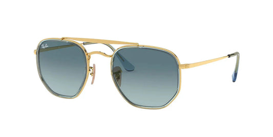 Lente De Sol RB Marshal ll Rb3648m Dorado Azul Degradado