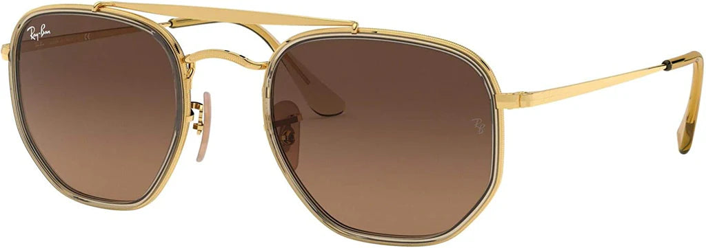 Lente De Sol RB Marshal ll Rb3648m Dorado Cafe Degradado