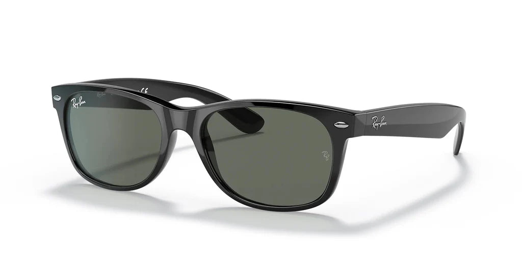 Lente De Sol RB New Wayfarer Rb2132n Negro Brilloso Verde G15