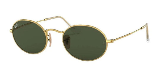 Lente De Sol RB Oval Flat Rb3547n Dorado Verde
