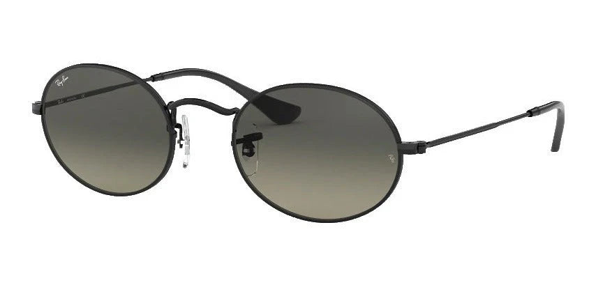 Lente De Sol RB Oval Flat Rb3547n Negro - Negro