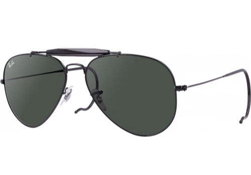 Lente De Sol RB Piloto Outdoorsman Rb3030n Negro Verde G15