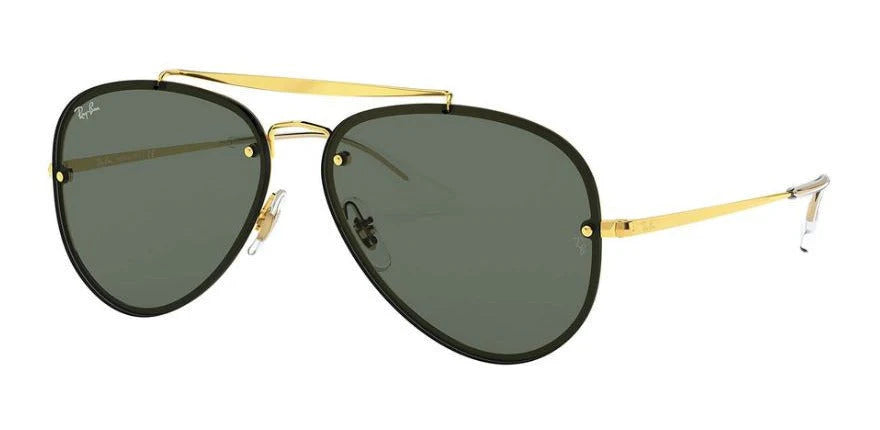 Lente De Sol RB Piloto Aviador Blaze Rb3584n Dorado Verde G15