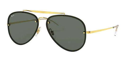 Lente De Sol RB Piloto Aviador Blaze Rb3584n Dorado Verde G15