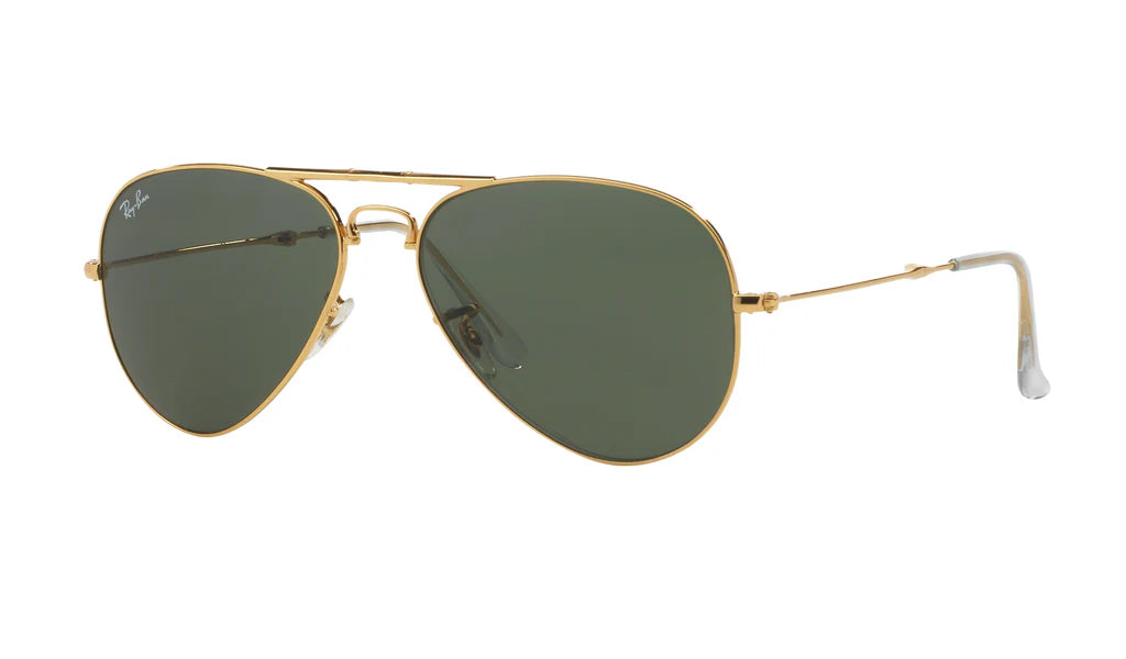 Lente De Sol RB Piloto Aviador Folding Rb3479n Dorado Verde