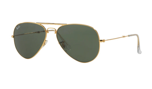 Lente De Sol RB Piloto Aviador Folding Rb3479n Dorado Verde