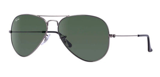 Lente De Sol RB Piloto Aviador Rb3025n Plateado Verde G15