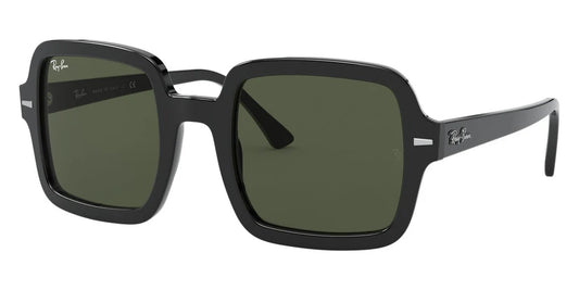 Lente De Sol RB2188n Negro Brilloso Verde G15