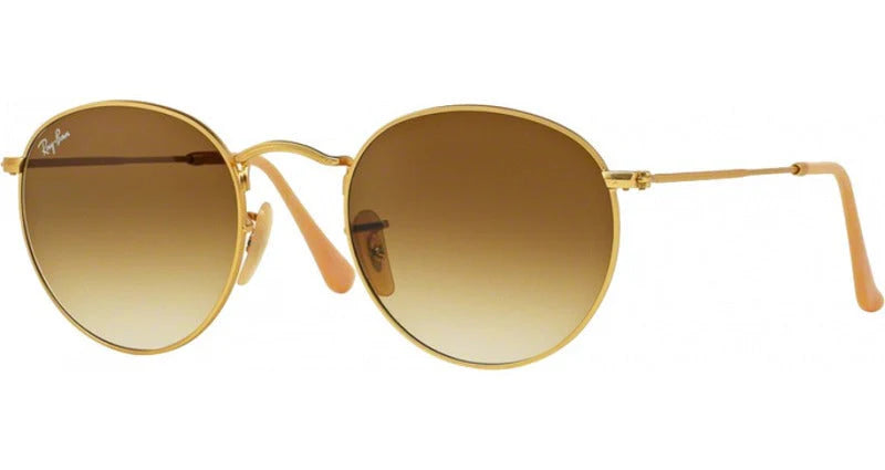 Lente De Sol RB Round Classic Rb3447n Dorado Cafe Degradado