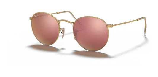 Lente De Sol RB Round Classic Rb3447n Dorado Rosa Espejo