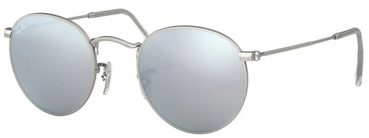 Lente De Sol RB Round Classic Rb3447n Plateado - Plateado Espejo