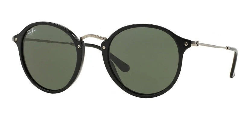 Lente De Sol RB Round Fleck Rb2447n G15 Plateado Verde G15
