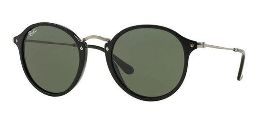 Lente De Sol RB Round Fleck Rb2447n G15 Plateado Verde G15