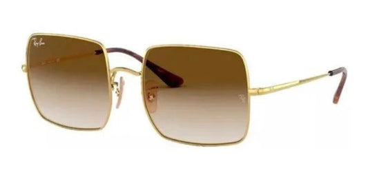 Lente De Sol RB Square Retro Rb1971n  Dorado Cafe Degradado
