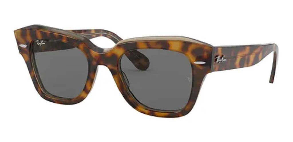 Lente De Sol RB State Street Rb2186n Carey Gris Oscuro