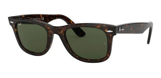 Lente De Sol RB Wayfarer Rb2140n Carey Verde G15