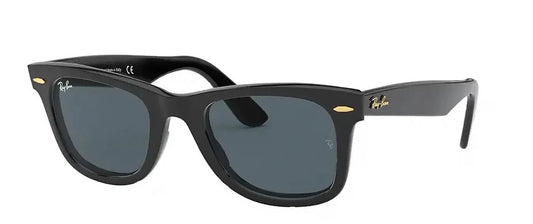 Lente De Sol RB Wayfarer Rb2140n Negro Brilloso Gris Degradado